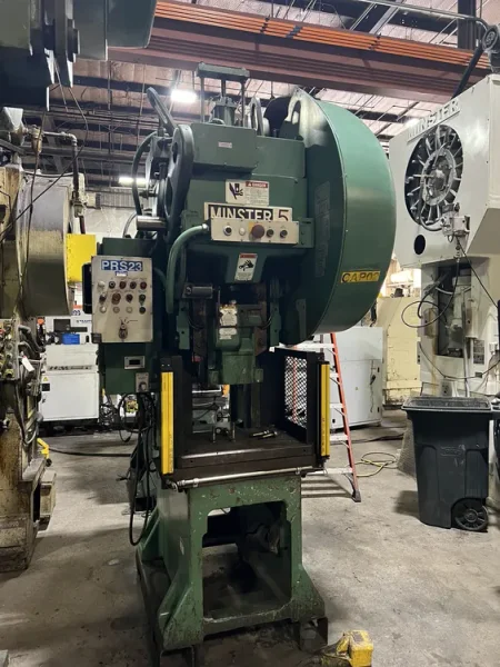 MINSTER 45 TON GAP FRAME SINGLE CRANK PRESS, STOCK# 14291J