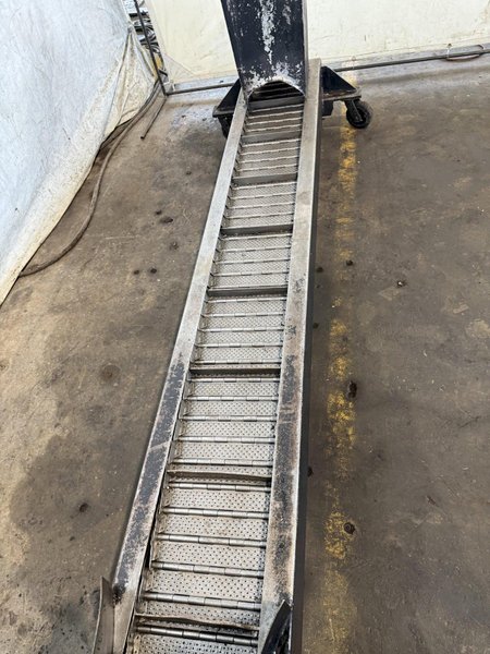 18' X 12" MAYFRAN CHIP CONVEYOR. STOCK # 0217426.