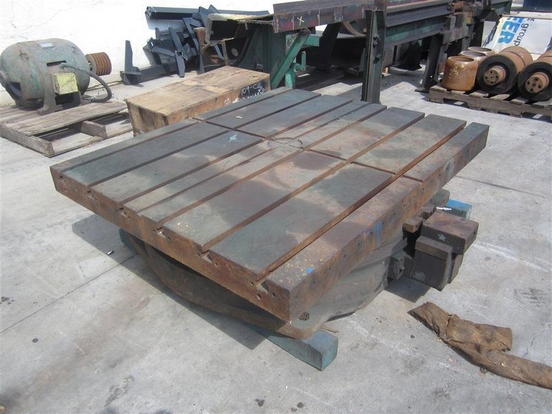 50&#039; X 60&#039; CINCINNATI AIR LIFT ROTARY TABLE: STOCK #57686