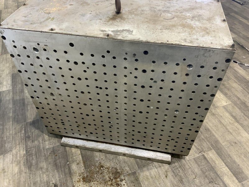 40" X 34" X 18.5" TOMBSTONE FIXTURE PLATE: STOCK #80787