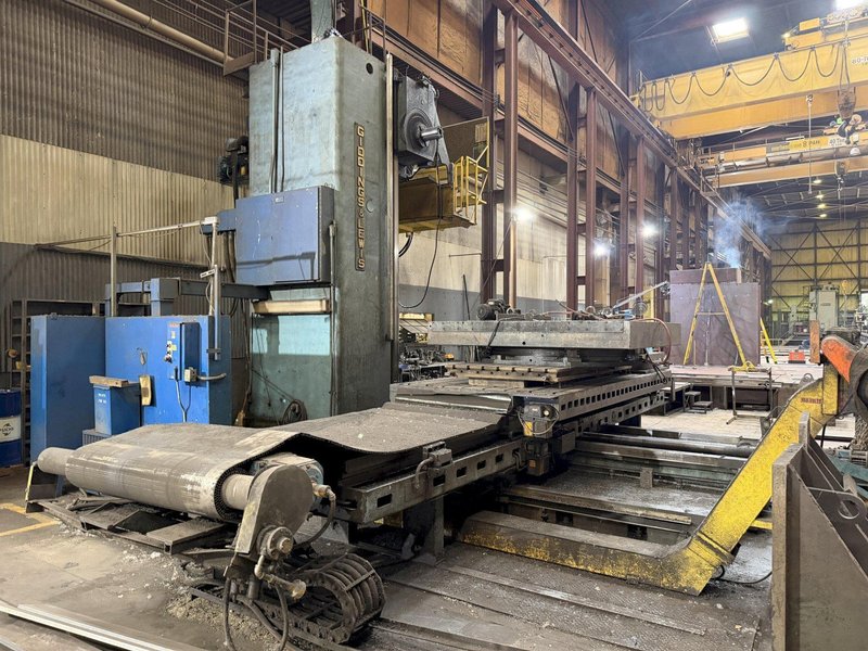 6" GIDDINGS &amp; LEWIS 70-H6-QT TABLE TYPE HORIZONTAL BORING MILL. STOCK #0547926