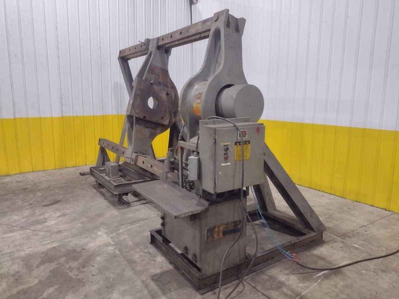 400 TON RODGERS  MODEL #1F400D-7214 HYDRAULIC HORIZONTAL INCLINED WHEEL PRESS: YOBRO 24526