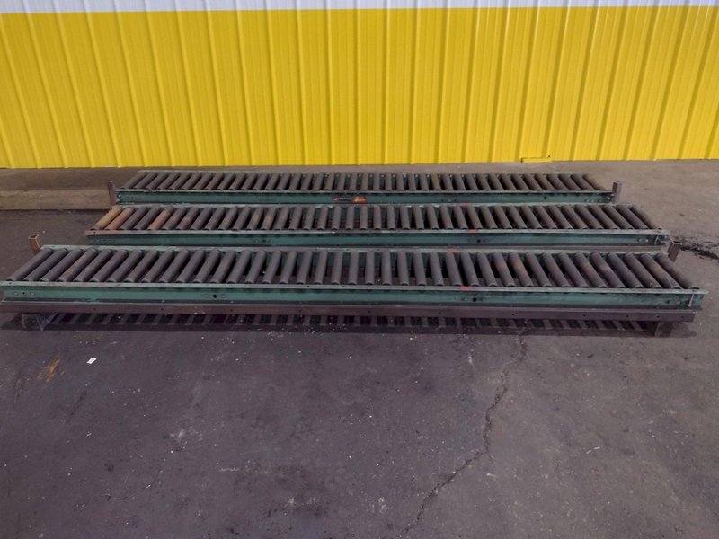 30&#039; (3 SECTIONS) X 18&quot; ROACH ROLLER CONVEYORS: STOCK #19099