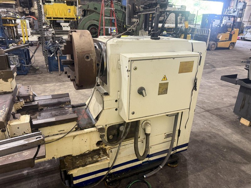 32" X 60" BIRMINGHAM MODEL #DL3260 GAP BED ENGINE LATHE 2006 5" HOLE : YOBRO #25339