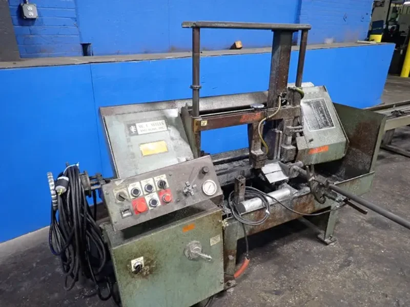 W.F. WELLS AND SONS, INC. HORIZONTAL BAND SAW  -  W-10-1