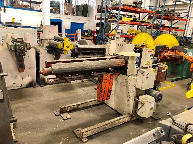 Dallas Ind. Motorized Coil Reel Uncoiler 7,000 Lbs.