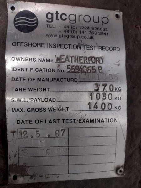 10&quot; WEATHERFORD MODEL &quot;SUT&quot; PORTABLE PIPE HYDRDAULIC BREAK-OUT &amp; BUCKING MACHINE: STOCK #18037
