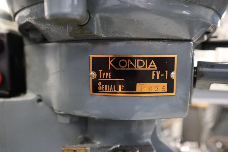 Clausing Kondia 9"x48" Knee Mill, Fagor 2-Axis DRO, Quill Feed, Kurt Power Drawbar- Auction Item