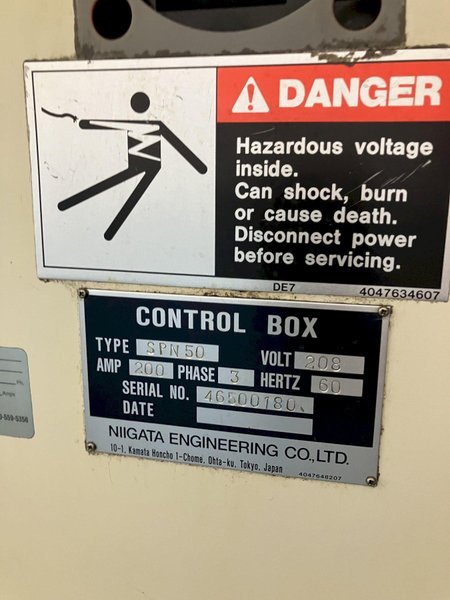 NIIGATA SPN-50 4-AXIS HORIZONTAL MACHINING CENTER