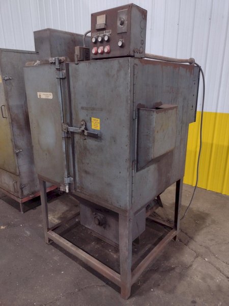 11.4 CU FT A-E-S MODEL #STEELABRATOR B-150 SHOT BLAST BARRELL TUMBLER MACHINE: STOCK #19315