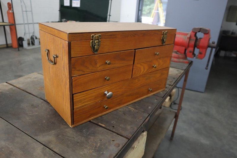 Wooden Tool Box | Cabinet- Auction Item