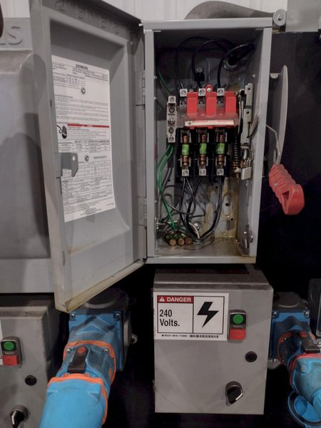 3 PHASE (240 &amp; 480 VOLT) ELECTRIC TEST BENCH WITH 15 &amp; 45 KVA TRANSFORMER: YOBRO #25298