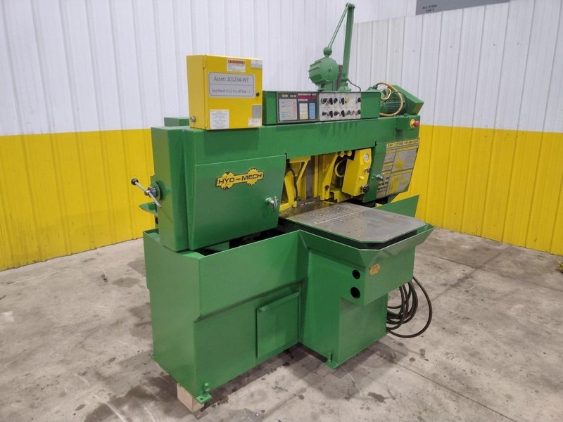 12&quot; X 12&quot; HYD-MECH MODEL #H-12A FULL AUTOMATIC FEED HORIZONTAL BANDSAW: STOCK #22130