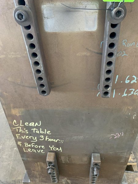 27&quot; W X 40&quot; T ANGLE PLATE. STOCK # 0846522