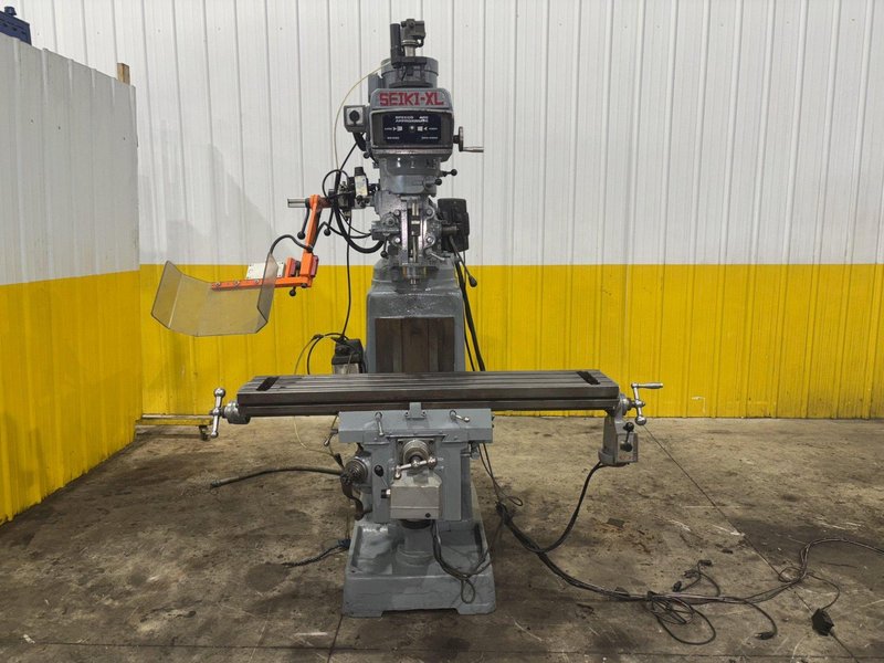 3 HP SEIKI XL MODEL #3VX VARIABLE SPEED VERTICAL RAM TYPE KNEE MILL: YOBRO #23839