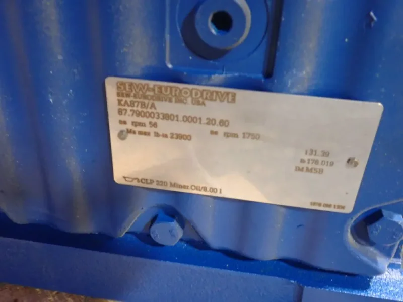 SEW EURODRIVE 2 HP GEAR DRIVE  -  KA87B/A