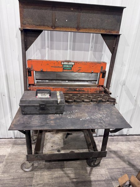 120 TON PIRANHA P120 HYDRAULIC IRONWORKER: STOCK #80681