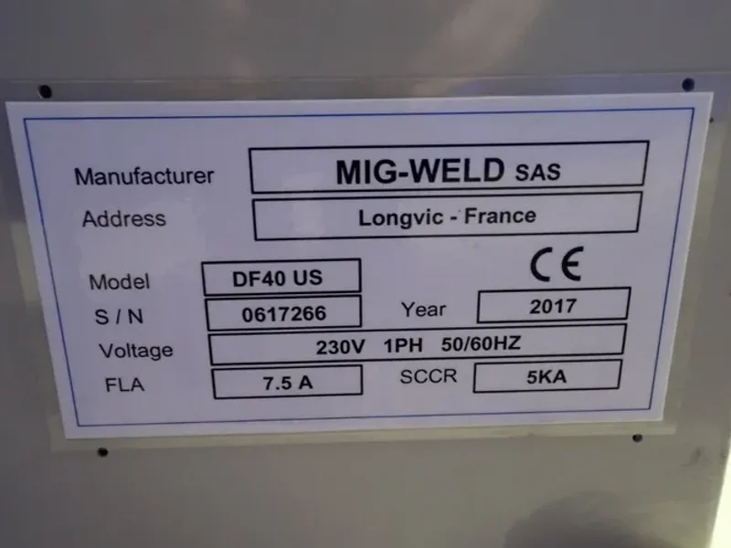 Mig-weld Sas 40 Kg Industrial Wire Unwinding And Decoiling Station - Df40 Us