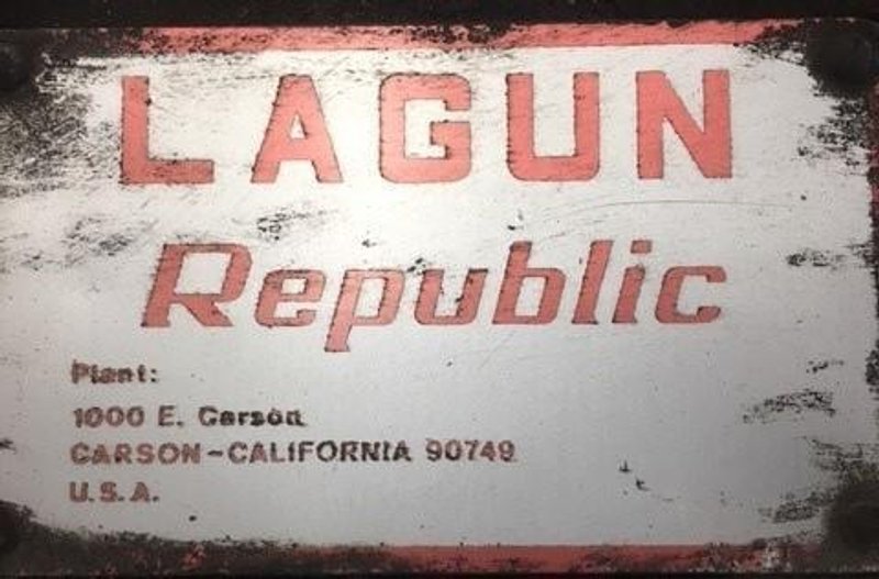 LAGUN REPUBLIC VERTICAL MILL HEAD STOCK #2928