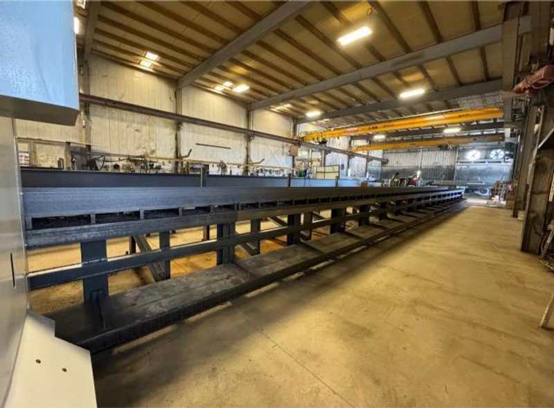 Ficep Excalibur 1201 DE CNC Single Spindle Beam Drill, 2016 – 60′ Roller Table, 6 Station ATC