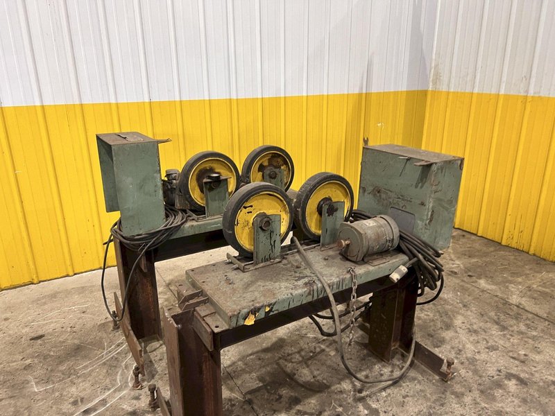 4,000 LB PANDJIRIS PIPER PIPE TANK TURNING ROLLS, DRIVE &amp; IDLER: STOCK #23481