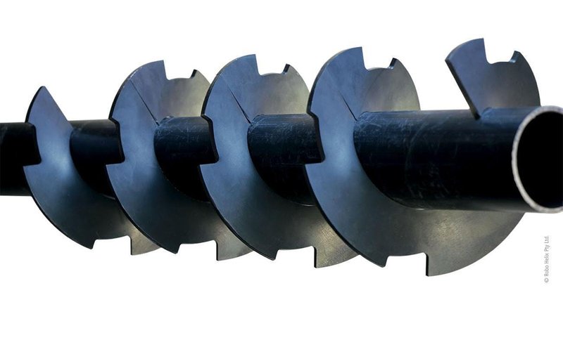 Robohelix - RX250 CNC spiral blade forming machine