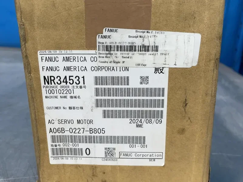 Fanuc Ac Servo Motor - A06b-0227-b805