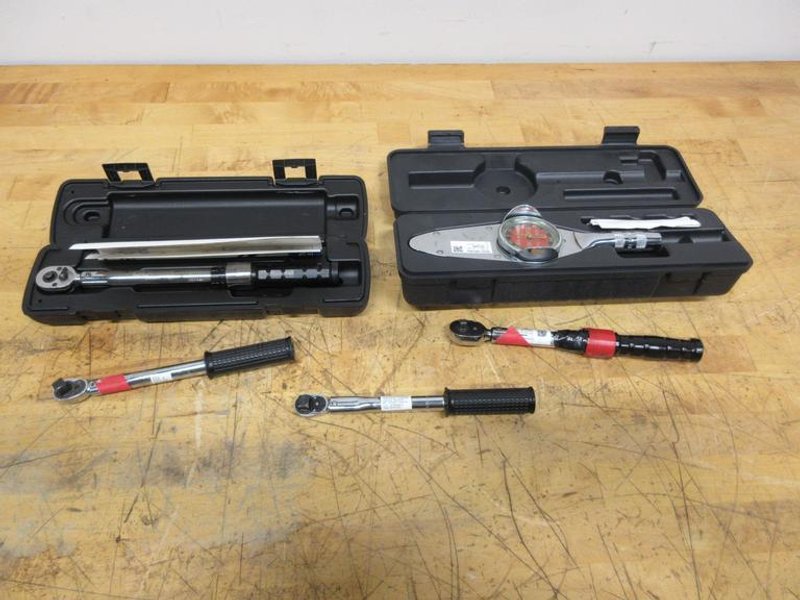 Snap-On &amp; CDI 1/4" &amp; 3/8" Adjustable Torque Wrenches (5)- Auction Item
