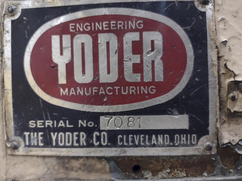 36&quot; YODER POWERED SLITTING HEAD WITH FEED ROLLS: STOCK #22948