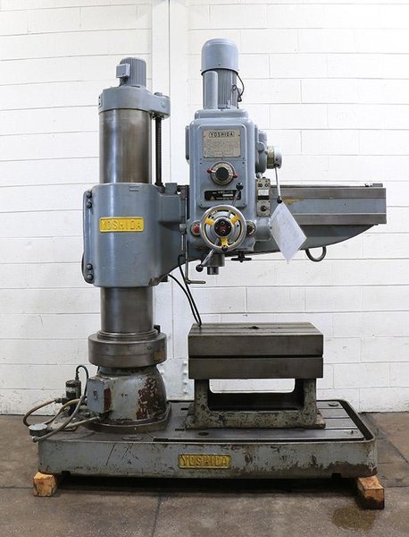 YOSHIDA MODEL YR5-115 RADIAL DRILL, 45&quot; X 12&quot;