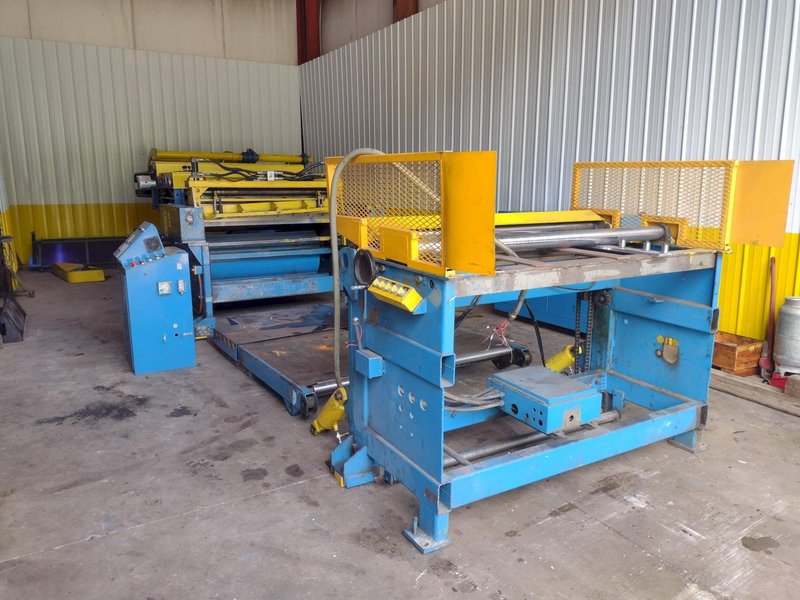 60" x 14 GA X 20,000 LB IOWA PRECISION MODEL #SLR6014-2.5 SLITTING CUT TO LENGTH COIL SLEAR LINE: YOBRO #26015