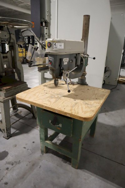 Delta Rockwell 15-655 Unidrill Drill Press with Swivel and Tilt, Single Phase- Auction Item