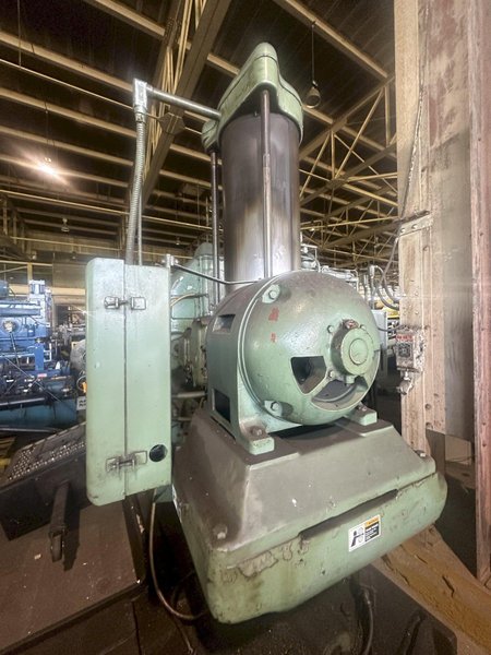 8' X 19" CINCINNATI BICKFORD RADIAL DRILL. STOCK # 036326