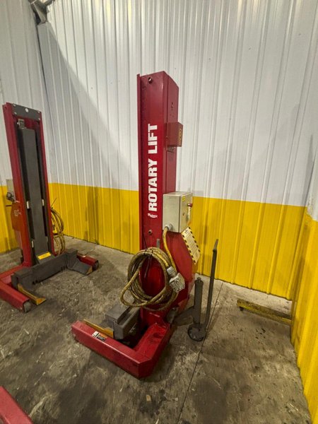 (4) 15,000 LBS ROTARY MODEL #HP415-100 HEAVY DUTY MOBILE COLUMN LIFT JACKS: YOBRO #24470