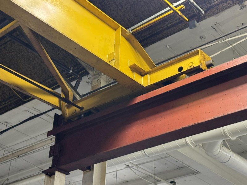 5 TON X 35’ BOHL SPAN SINGLE GIRDER TOP RUNNING BRIDGE CRANE: STOCK #81235