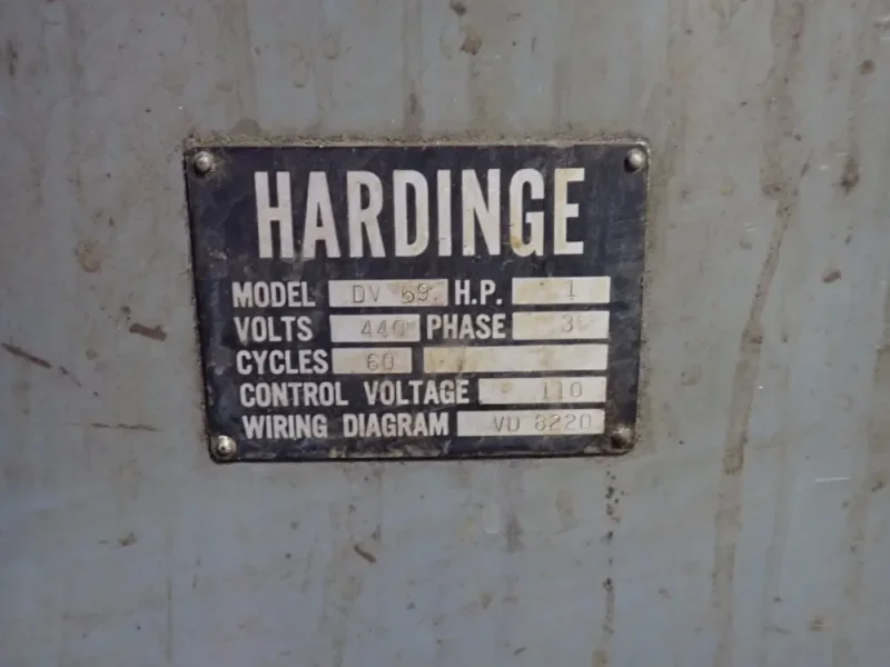 HARDINGE 9" X 23" TURRET LATHE W/ TOOLING  -  DV59
