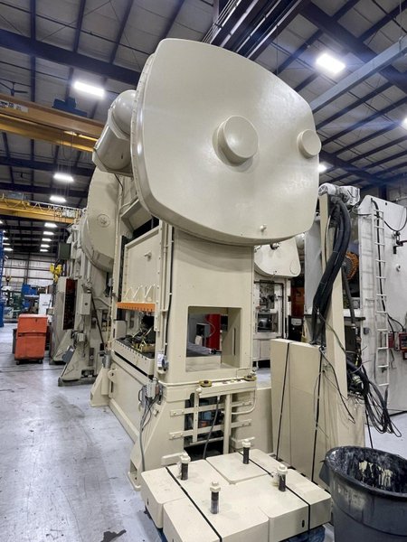 400 ton Blow SC2-400-84-48 Used Straight Side Mechanical Metal Stamping Press For Sale, Year 1989, RECONDITIONED!