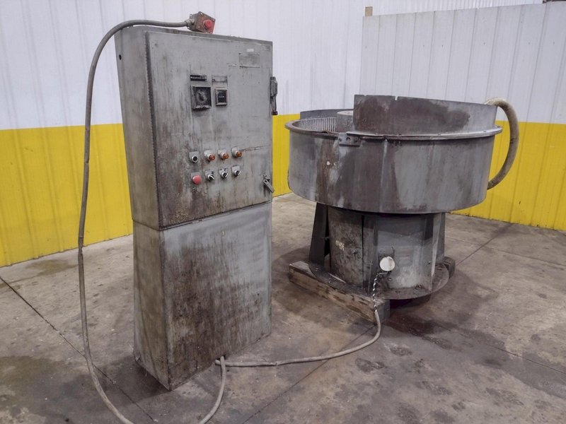 14 FT3 SWECO MODEL #FMD-14LR ROTARY VIBRATORY FINISHING BOWL: YOBRO #24557