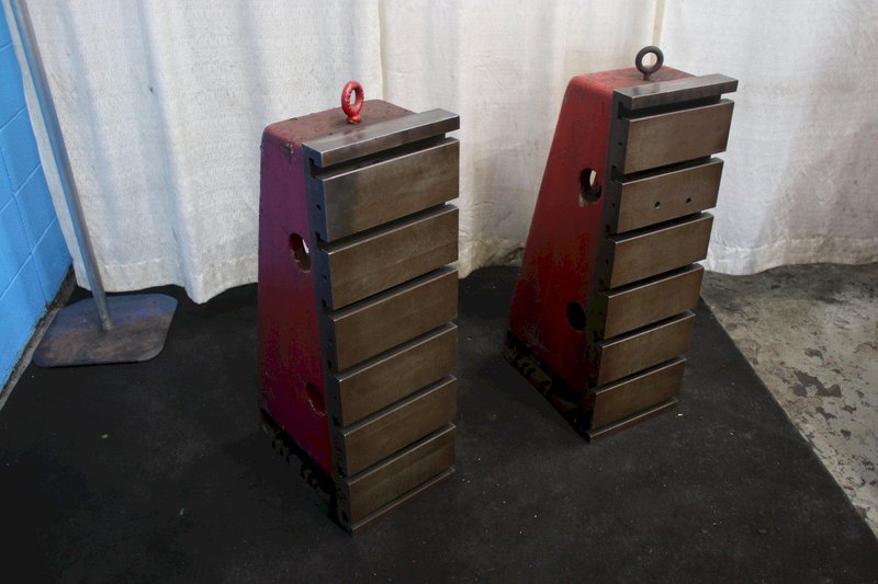 1 SET OF 12" X 36" G &amp; L T SLOTTED ANGLE PLATES: STOCK #75520