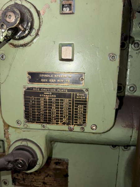 5" GIDDINGS &amp; LEWIS 350-T HORIZONTAL BORING MILL. STOCK #0651326