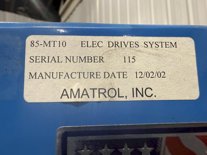 AMATROL MODEL #85-MT10 ELECTRONIC DRIVES SYSTEM TRAINING &amp; TESTING STAND: YOBRO #24915