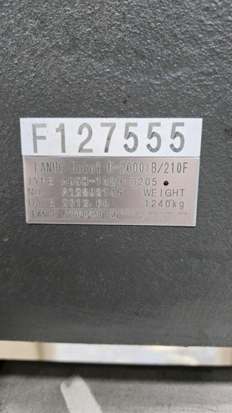FANUC – R2000IB/210 W/ R-30IA Controls USED