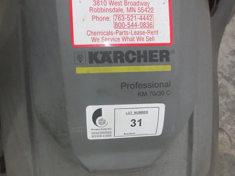 Karcher Floor Sweeper with Side Brush- Auction Item