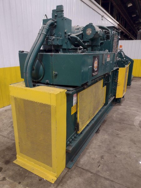 24" X 36" X 96" LONG AMERICAN MODEL #10447 HYDRAULIC HORIZONTAL BALER: YOBRO #24745