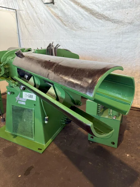 10,000 LBS X 48” X 72&quot; OD ASC MODEL #10D48D22/5H200 DOUBLE END COIL REEL UNCOILER: STOCK #23383