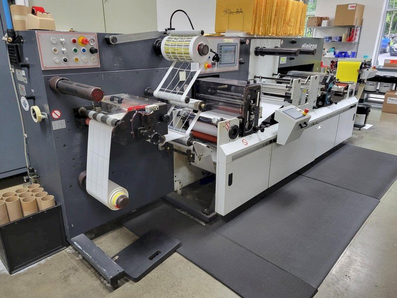 Omega Digicon S Semi-Rotary Finishing System – Flexo, Die Cut, Overlaminate, Rewind – 330mm Web