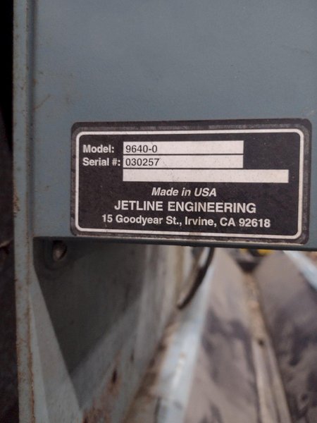 16' JETLINE ENGINEERING MODEL #LWS-192 LONGITUDINAL EXTERNAL SEAM WELDER : YOBRO #25752