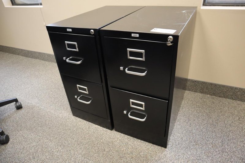 (2) Hon 2 Drawer File Cabinets- Auction Item
