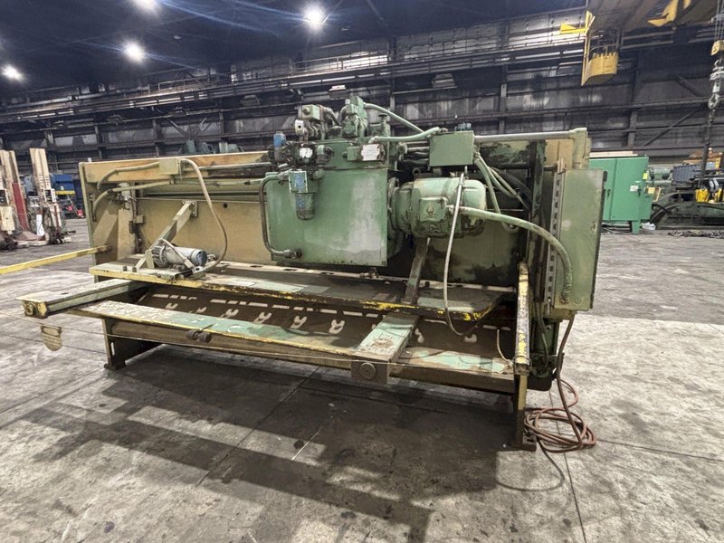 10&#039; x 1/4&quot; CINCINNATI MODEL #2H10 HYDRAULIC POWER SHEAR: STOCK #22535