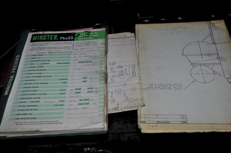 100 TON MINSTER SSDC PRESS